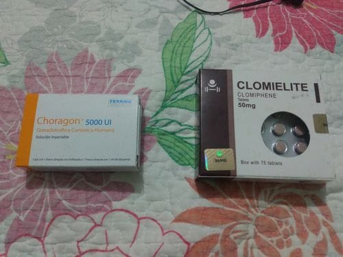 Customer photo review of Paquete Post-ciclo para principiantes o intermedios | Gonadotropina (HCG), & Clomifeno