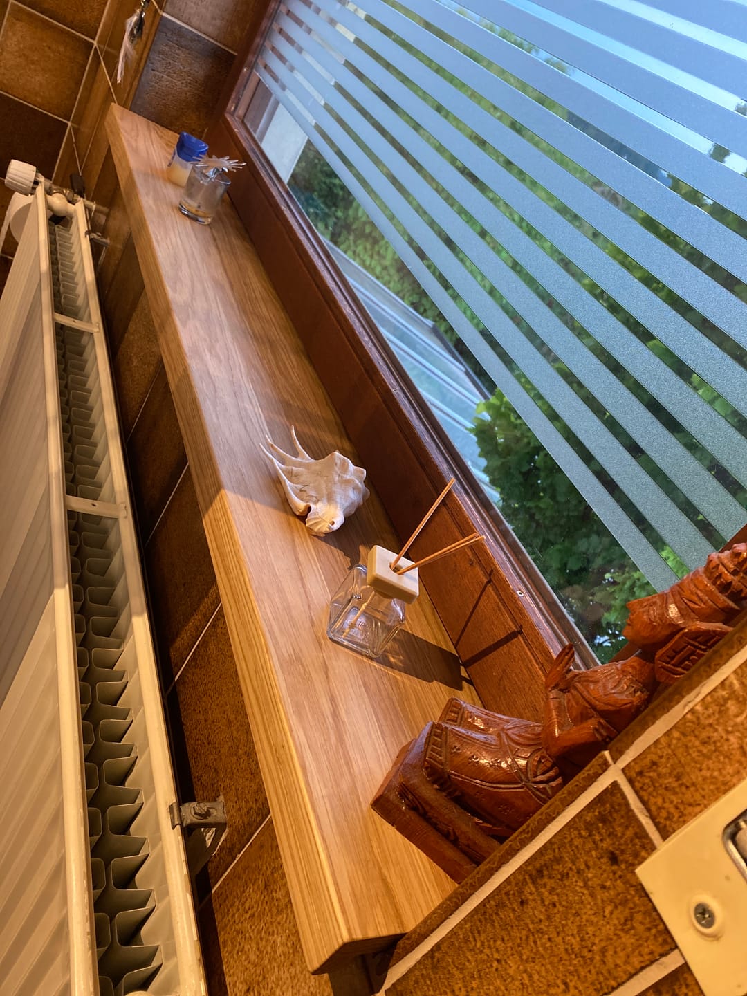 Customer photo review of Aufsatzfensterbank Eiche
