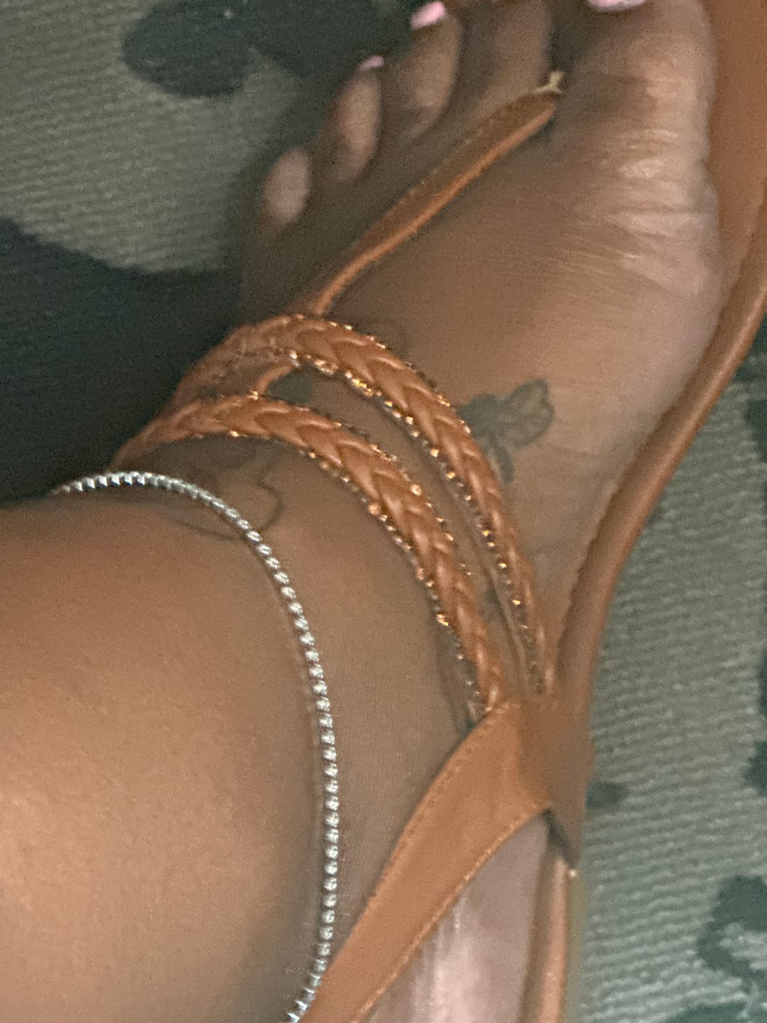 Customer photo review of Tennis Anklet - 2mm