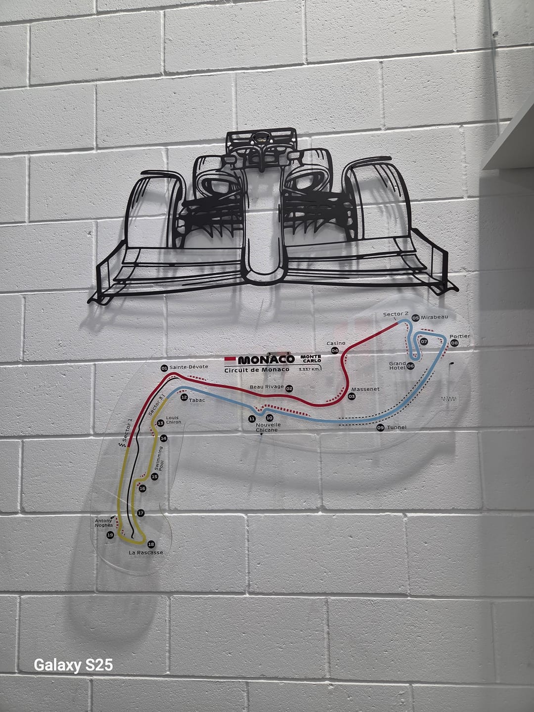Customer photo review of Formula 1 2022 concept Metal Wall Art