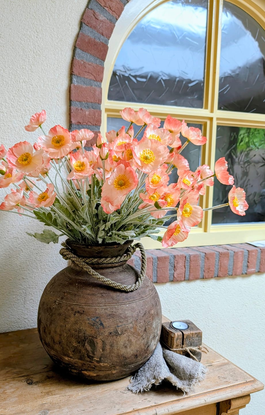 Customer photo review of Zijden Klaprozen - Oudroze