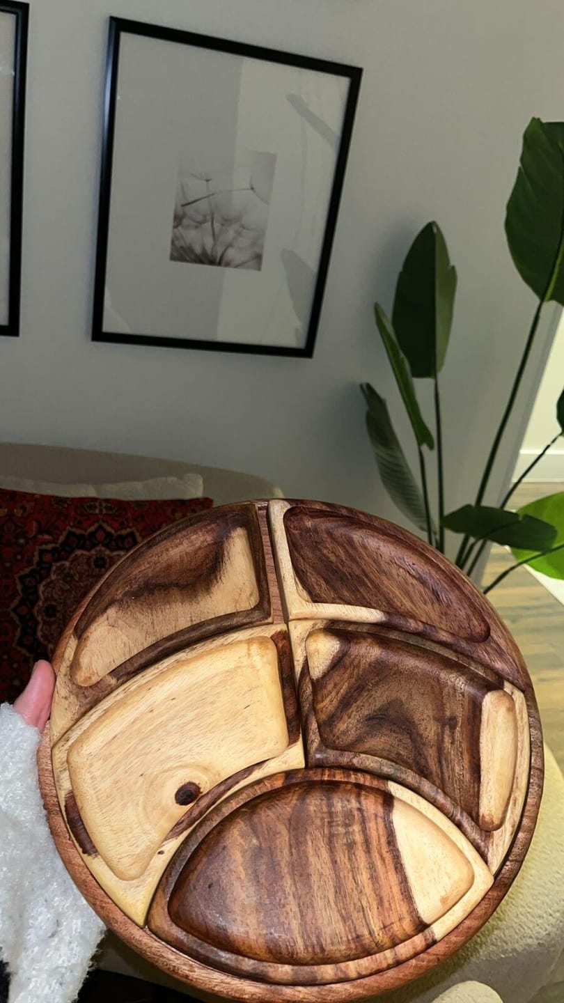 Customer photo review of Lotus Nuts Platter