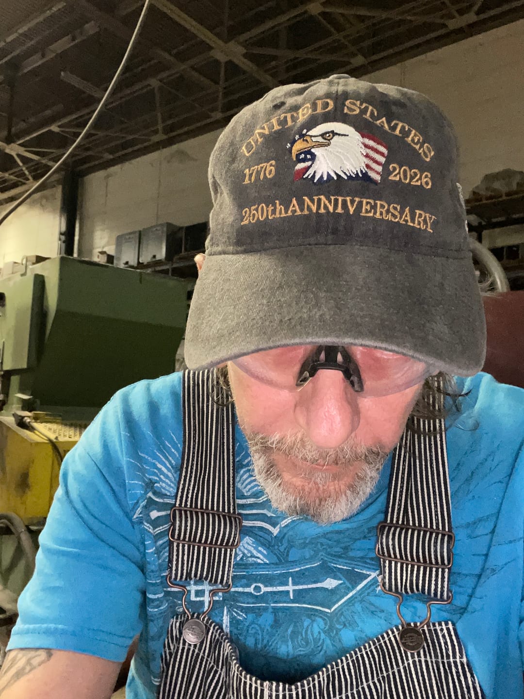 Customer photo review of Exclusive USA 250th Anniversary Eagle Cap (1776–2026) —  Embroidered