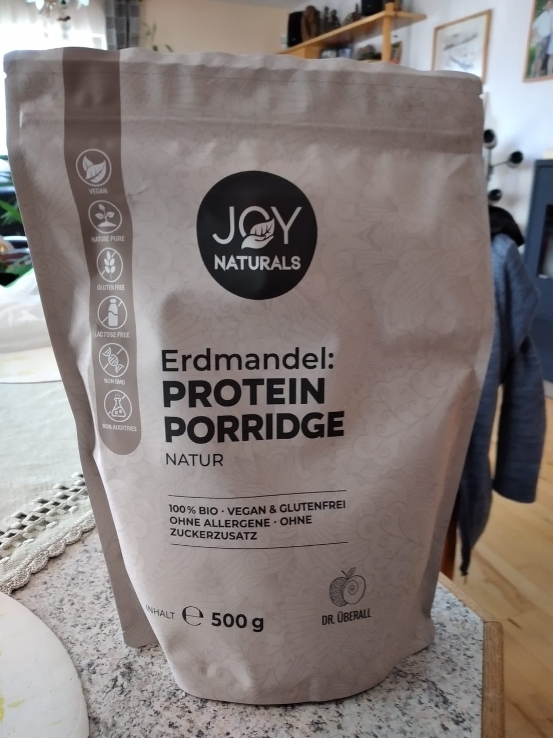 Customer photo review of Probierpaket Bio Erdmandel Porridge