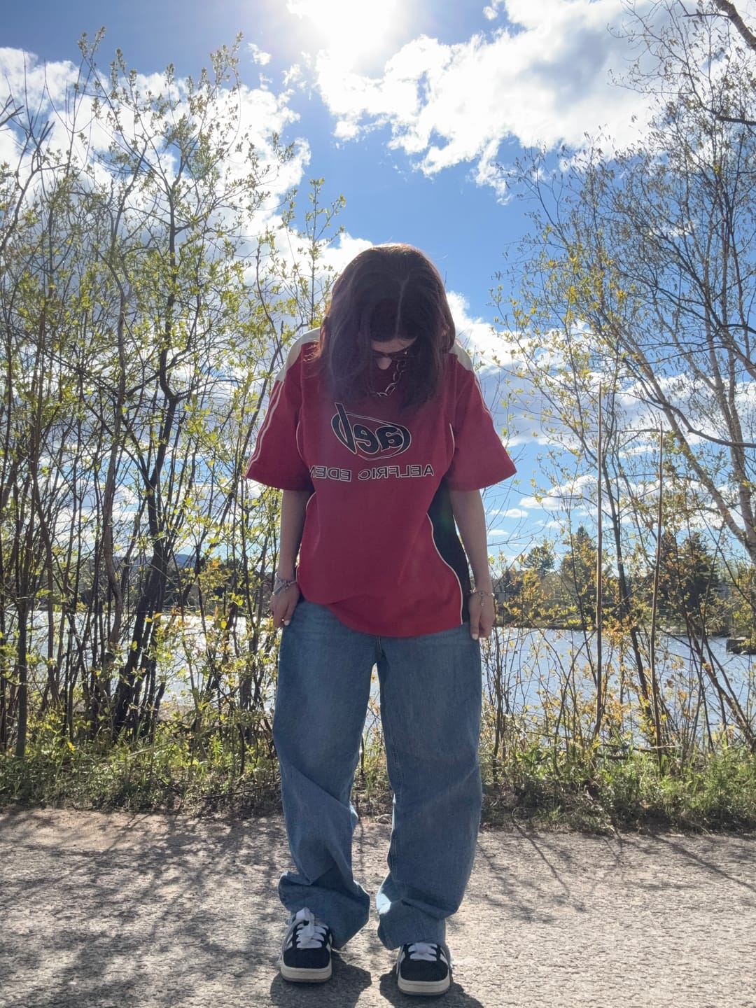 Customer photo review of Aelfric Eden Color Block Speedway Tee