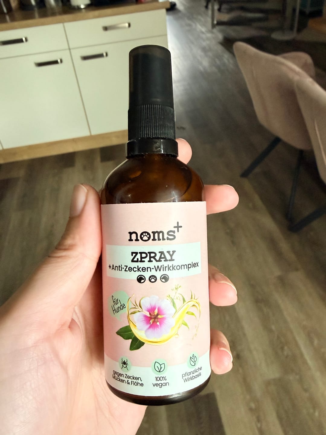 Customer photo review of Zpray für Hunde und Menschen gegen Zecken, Flöhe, Milben & Mücken