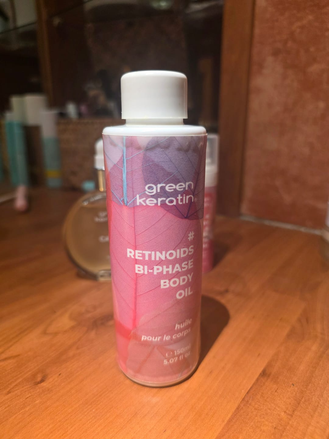 Customer photo review of RETINOIDS Huile Bi-phase pour le corps