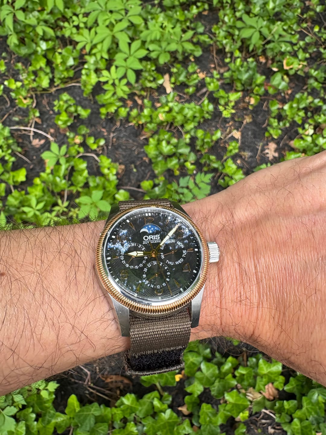 Customer photo review of Glomar Explorer - Hook And Loop Watch Strap