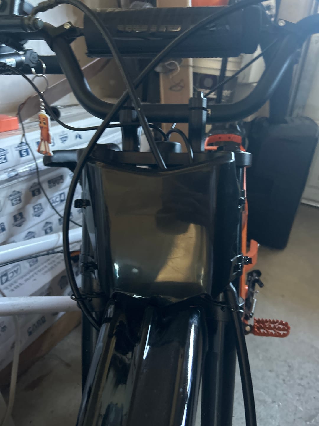 Customer photo review of Glossy Motocutz Style Front Plate