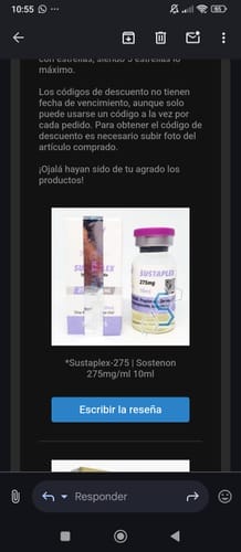 Customer photo review of SUSTAPLEX | Sostenon 275mg 10ml