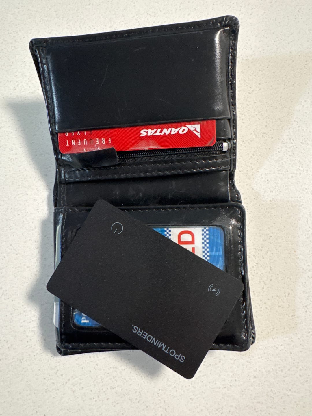 Customer photo review of SPOTMINDERS. Tracking Card