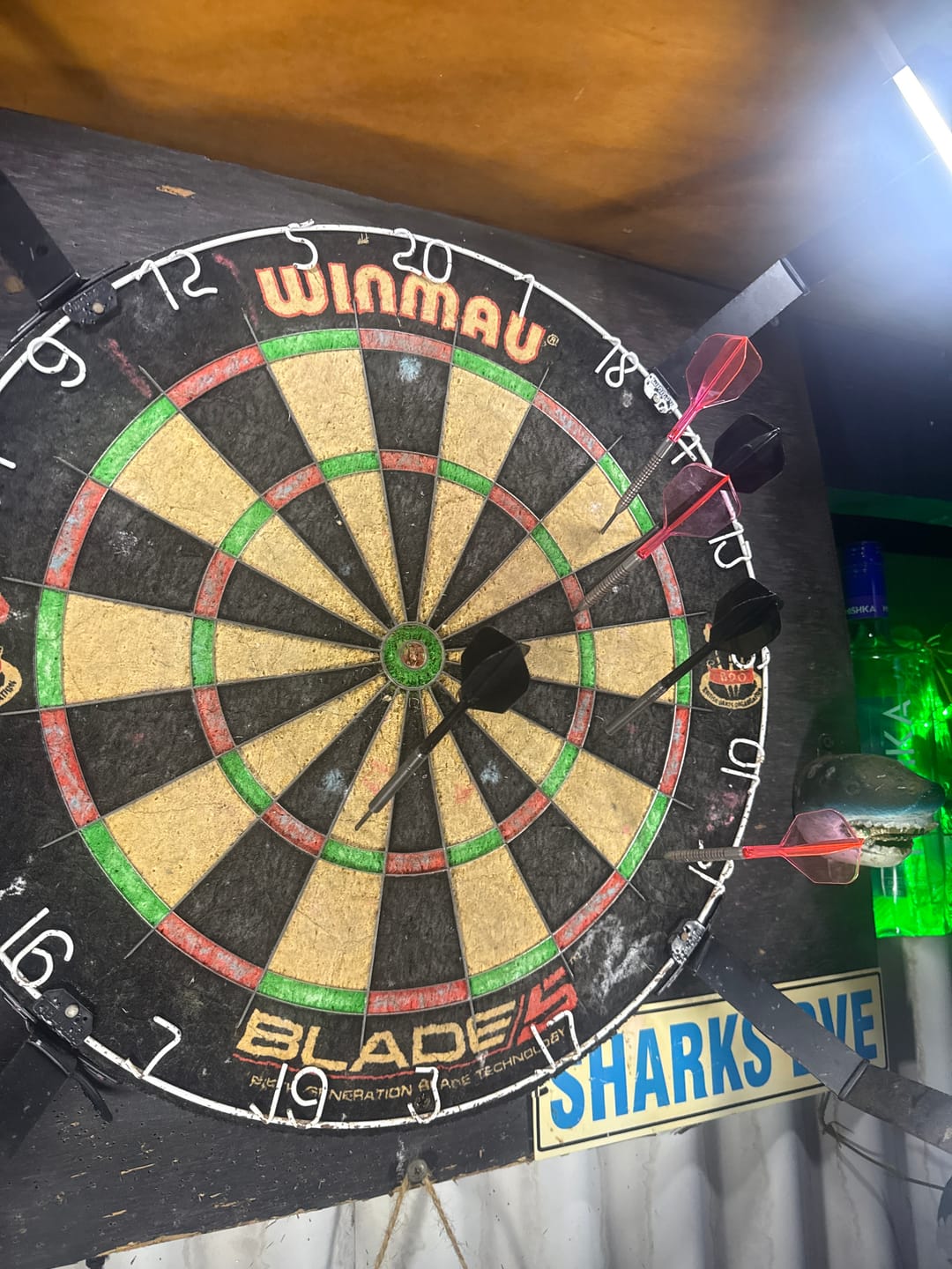 Customer photo review of Target - K-Flex Neon - Standard Dart Flights - Integrated Flight & Shaft System