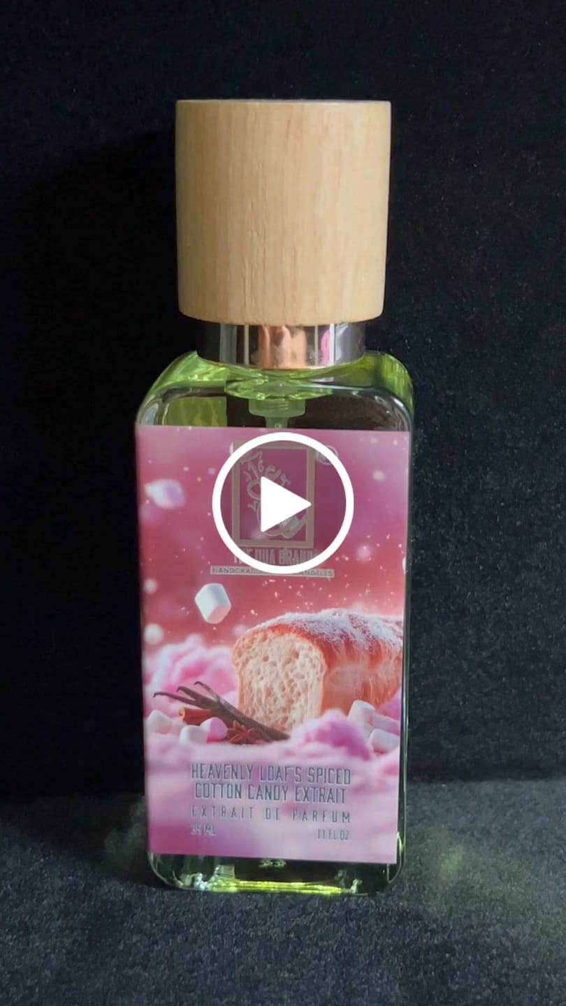 Customer video review of Heavenly Loaf's Spiced Cotton Candy Extrait
