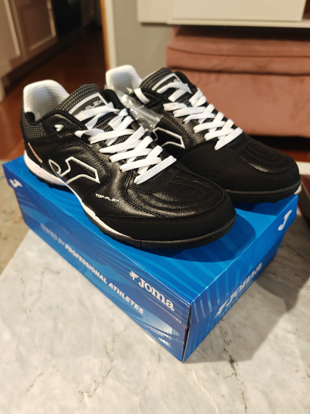 Customer photo review of Zapatilla Joma Top Flex 2121 Black Turf (Pasto Sintetico)