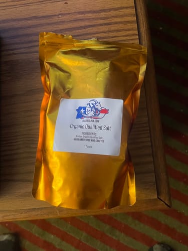 Customer photo review of Hand Harvested / Organic Qualified Salt