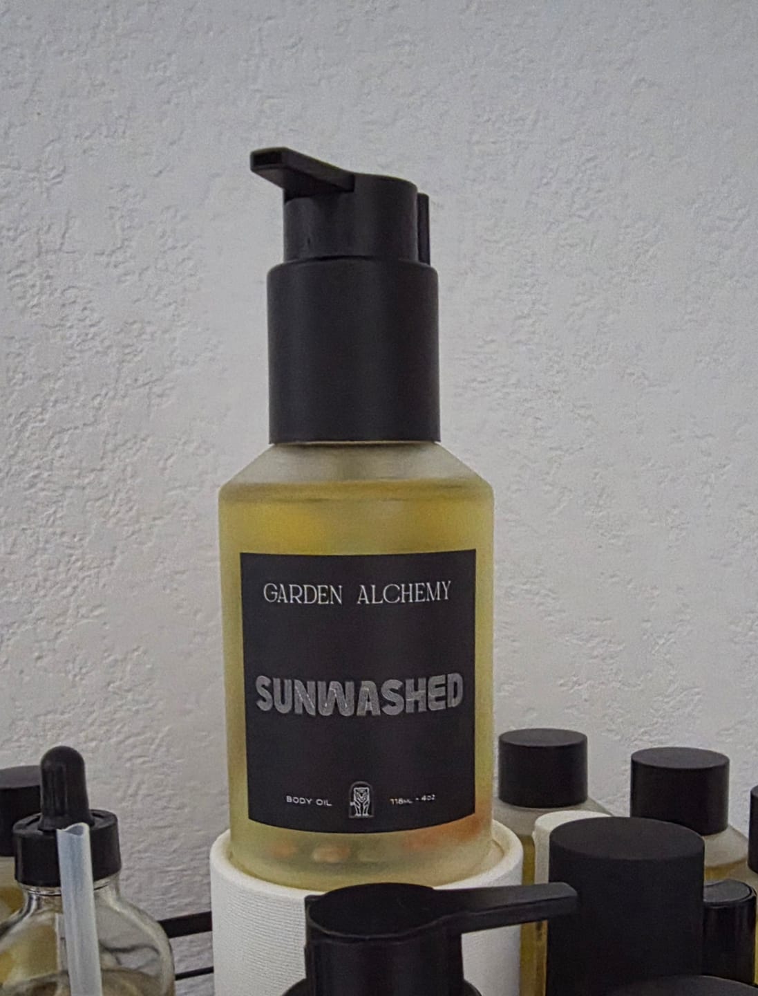 Customer photo review of SUNWASHED BODY OIL