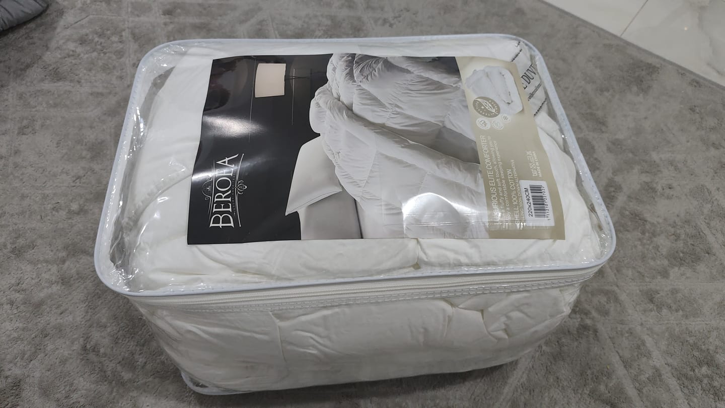 Customer photo review of Ultimate Comfort Luxury Beroea Mattress Topper 12 cm