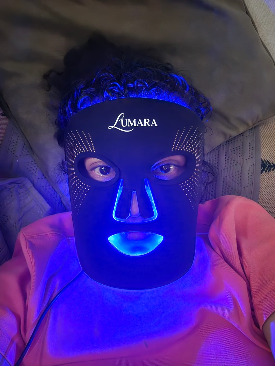 Customer photo review of Lumara Máscara LED