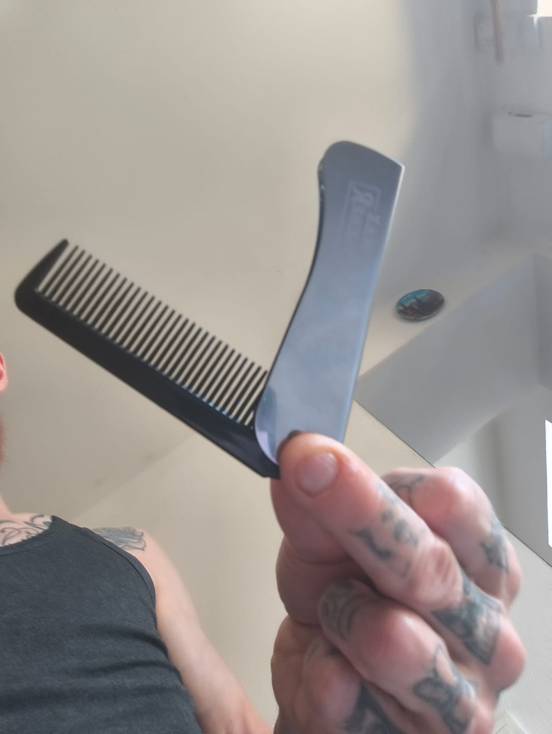 Customer photo review of The Bearded Man - Peigne à barbe