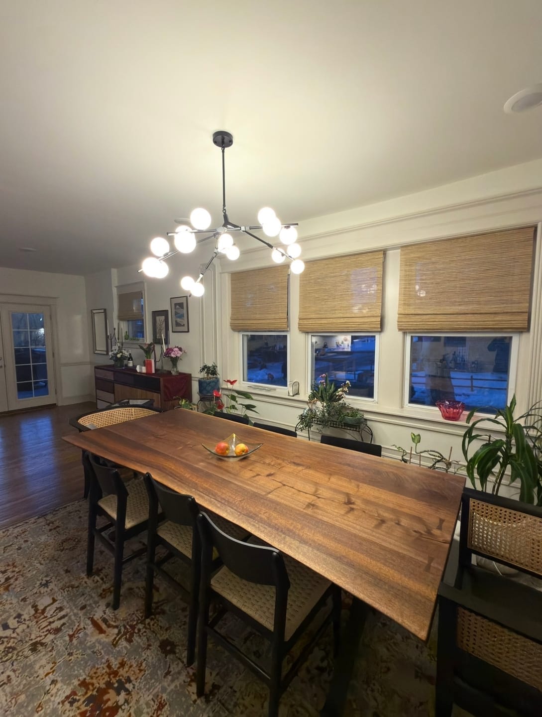 Customer photo review of Lio Globe Tree Branch Chandelier for Staircase