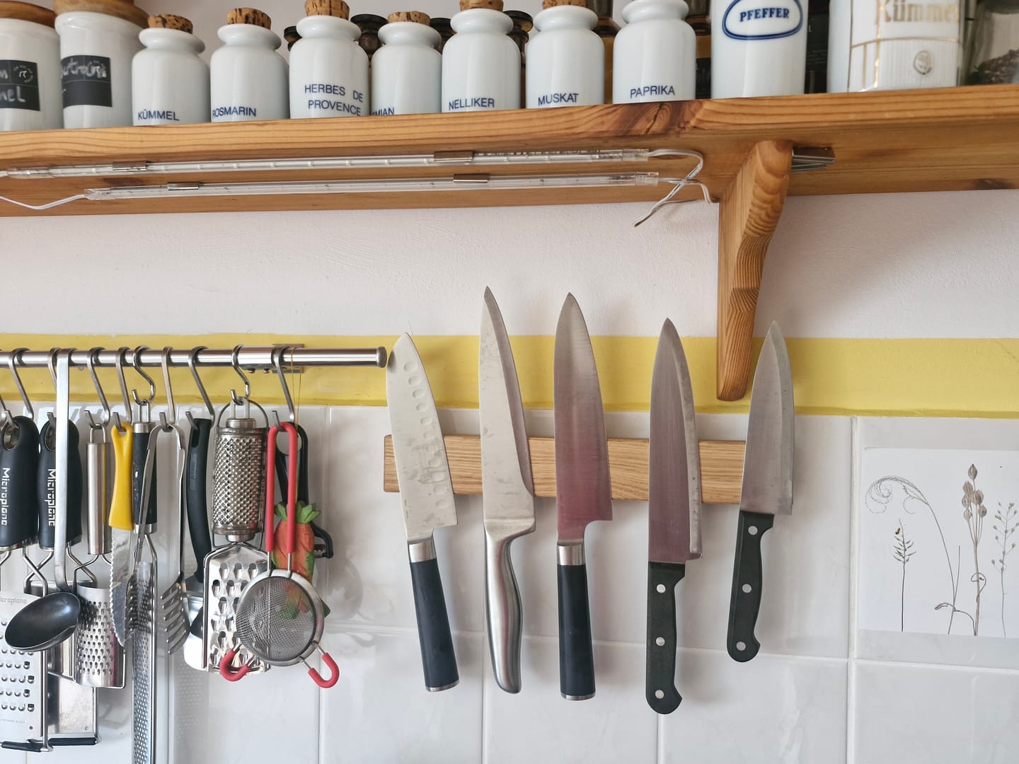 Customer photo review of Magnet Messerleiste CULTRO aus Holz