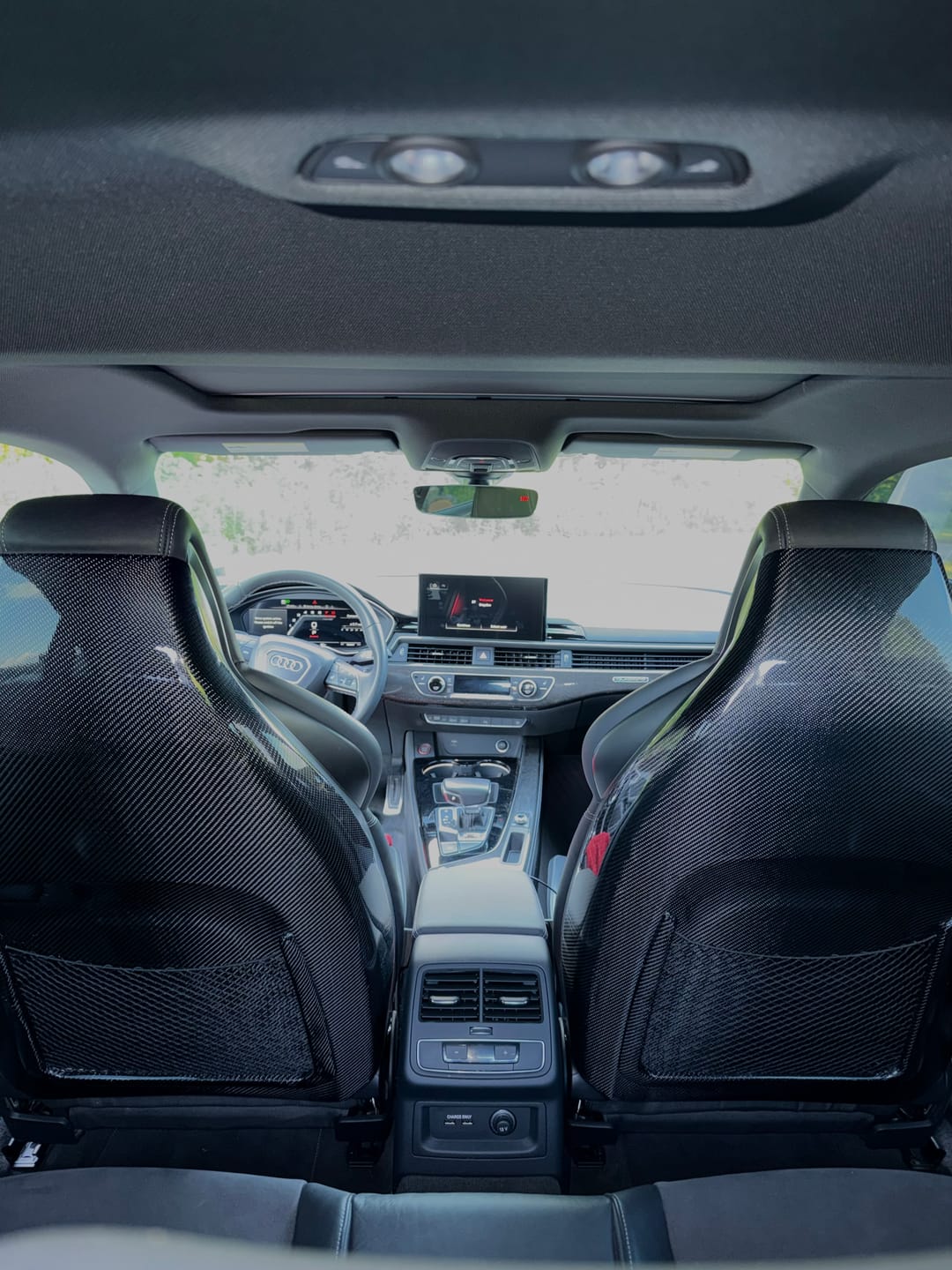 Customer photo review of Audi B9/B9.5 S&RS Carbon Fiber Seatbacks