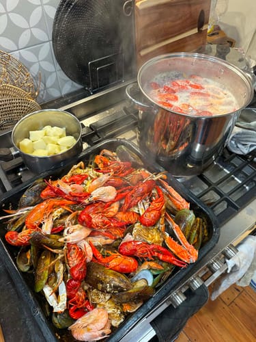Customer photo review of Seafood Boil-up Bundle