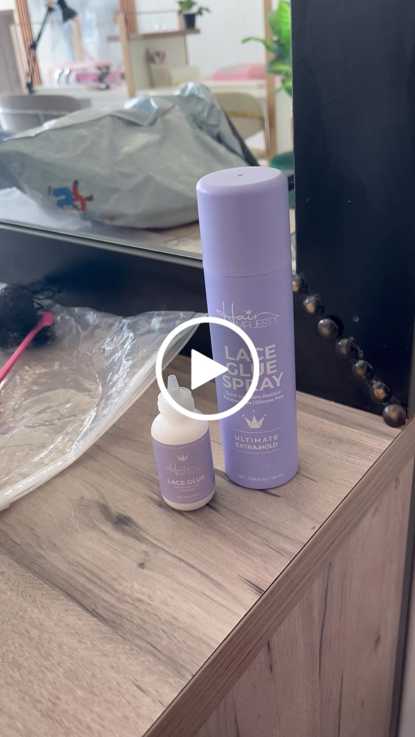 Customer video review of Majestic Hold Ultimate Extra Hold Lace Glue Spray