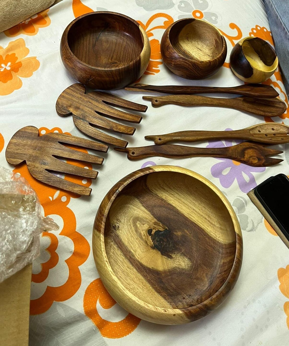 Customer photo review of Wooden Cooking Spoons
