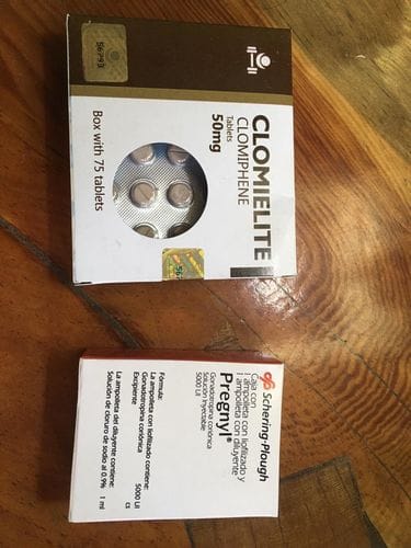 Customer photo review of Paquete Post-ciclo para principiantes o intermedios | Gonadotropina (HCG), & Clomifeno