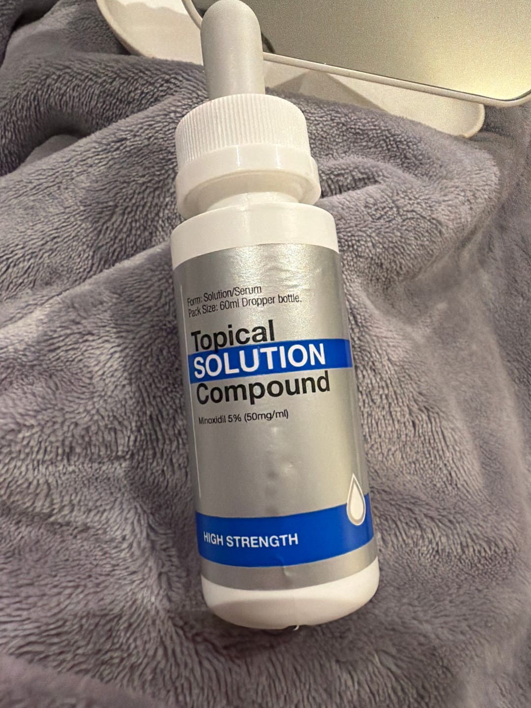 Customer photo review of Minoxidil 5% Solution, 1 x 60ml pack
