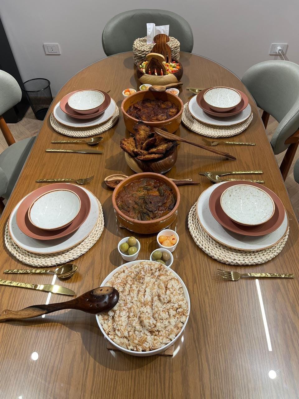 Customer photo review of Wooden Cooking Spoons