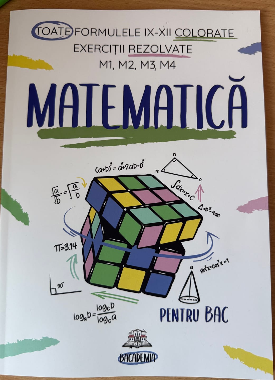 Customer photo review of Carte Matematică Bacalaureat (M1, M2, M3, M4) Bacademia