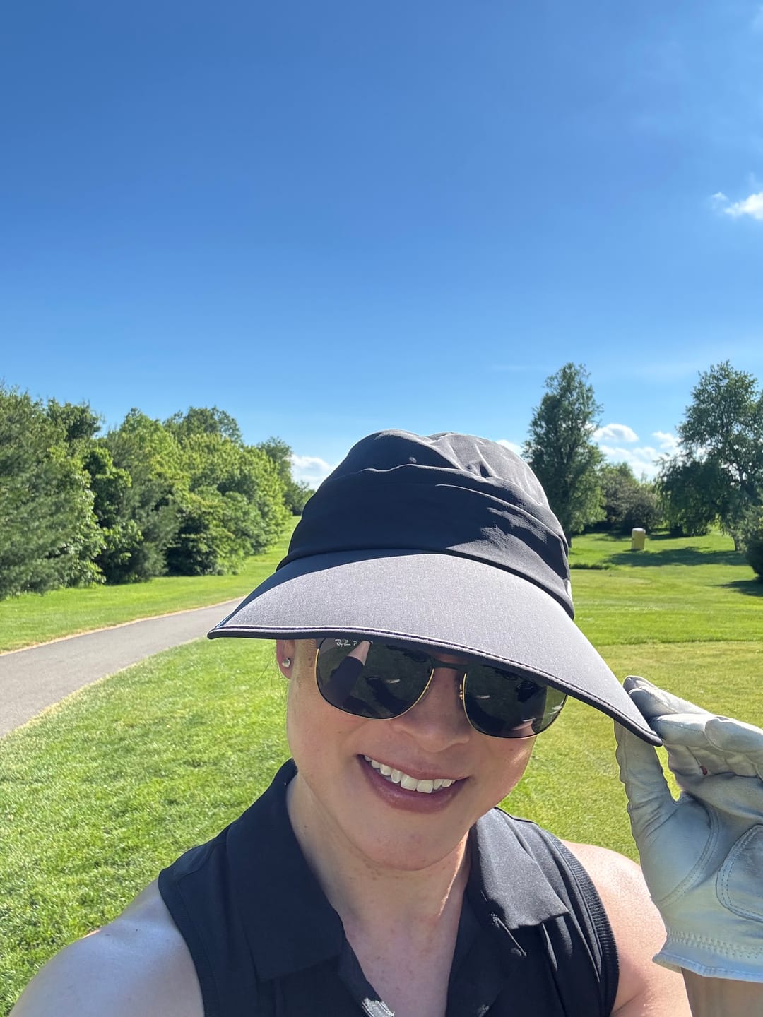 Customer photo review of Women's Wide Brim Sun Protection Hat UPF 100+ BM530