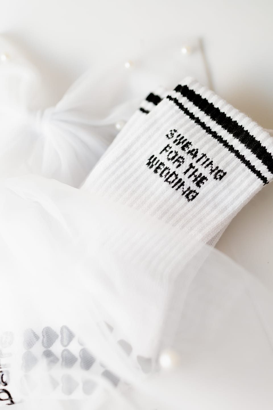 Customer photo review of Sweating For The Wedding Grip Sock