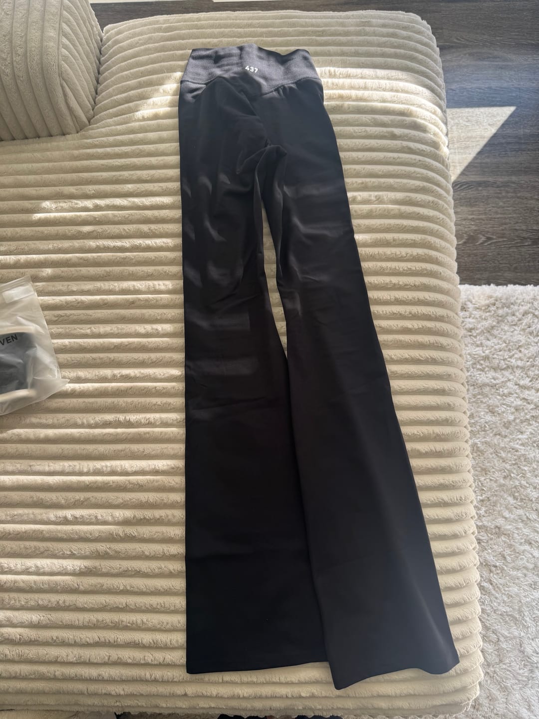 Customer photo review of The Leisure Pant / Black