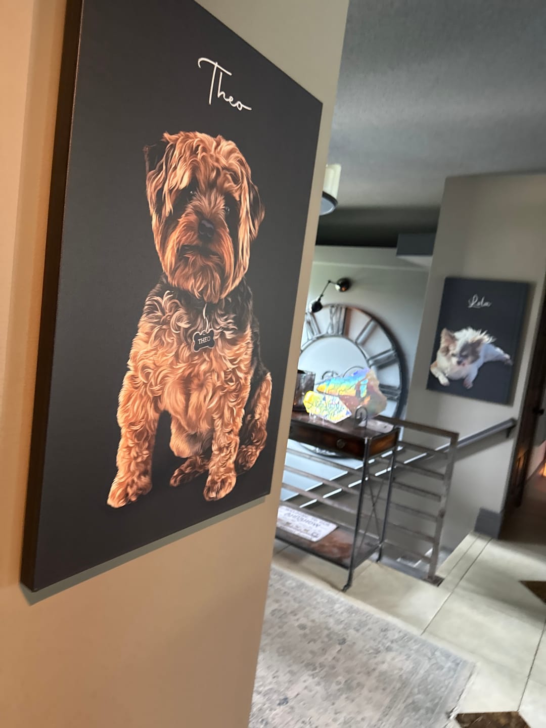 Customer photo review of Pet Art Canvas Wrap