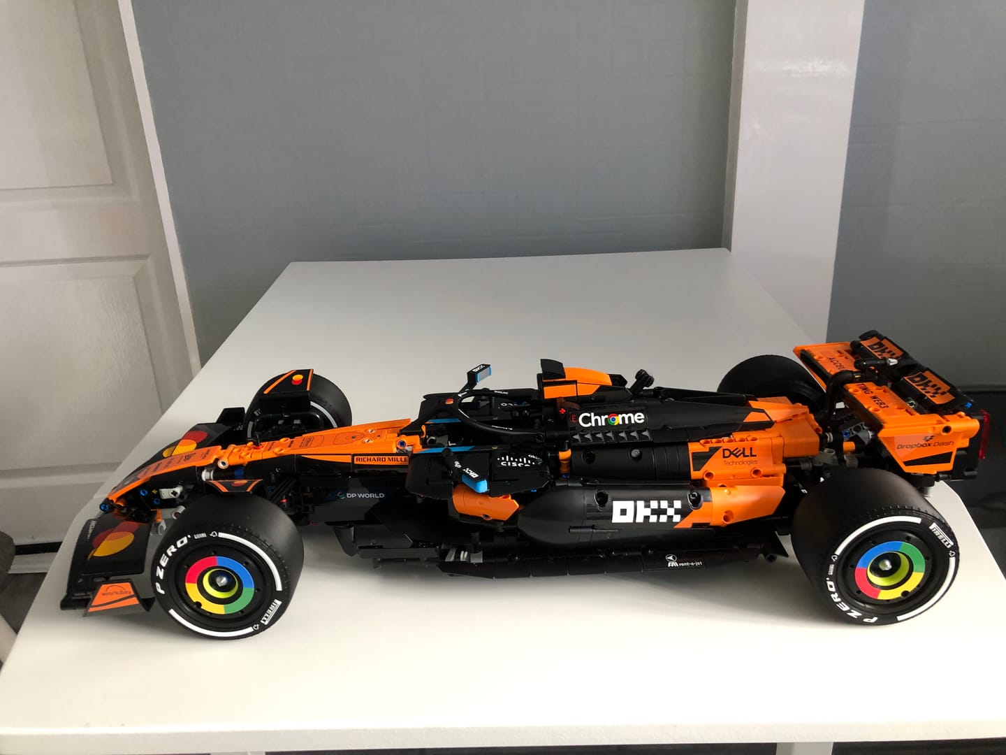Customer photo review of F1-Style Wheels for McLaren MCL39 (Compatable with Lego Set 42228)