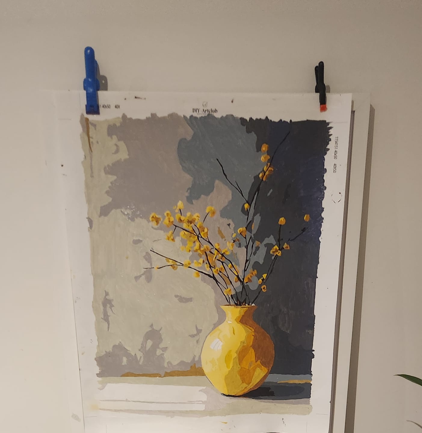 Customer photo review of Golden Vase | Paint by Number