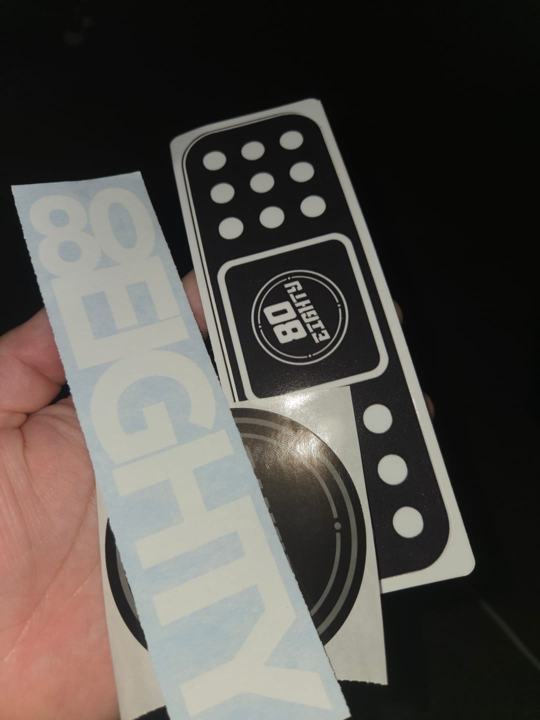 Customer photo review of 80Eighty® Bandaid Vinyl Sticker