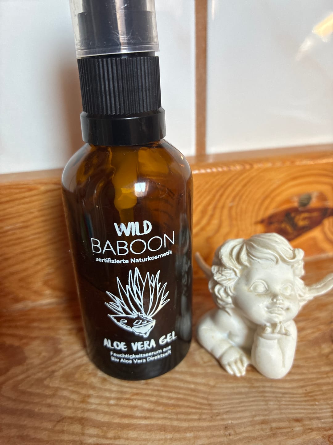 Customer photo review of Bio Aloe Vera Gel, verbesserte Formel - ideale Reisegröße 50ml