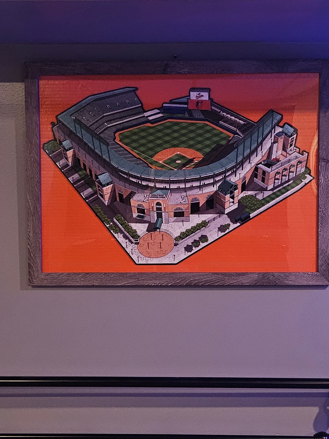 Customer photo review of Baltimore Orioles™ Oriole Park at Camden Yards Stadium - Wooden Puzzle