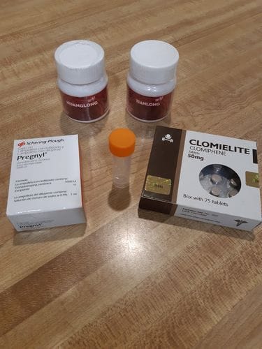 Customer photo review of Paquete Post-ciclo para principiantes o intermedios | Gonadotropina (HCG), & Clomifeno