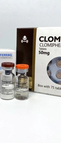 Customer photo review of Paquete Post-ciclo para principiantes o intermedios | Gonadotropina (HCG), & Clomifeno