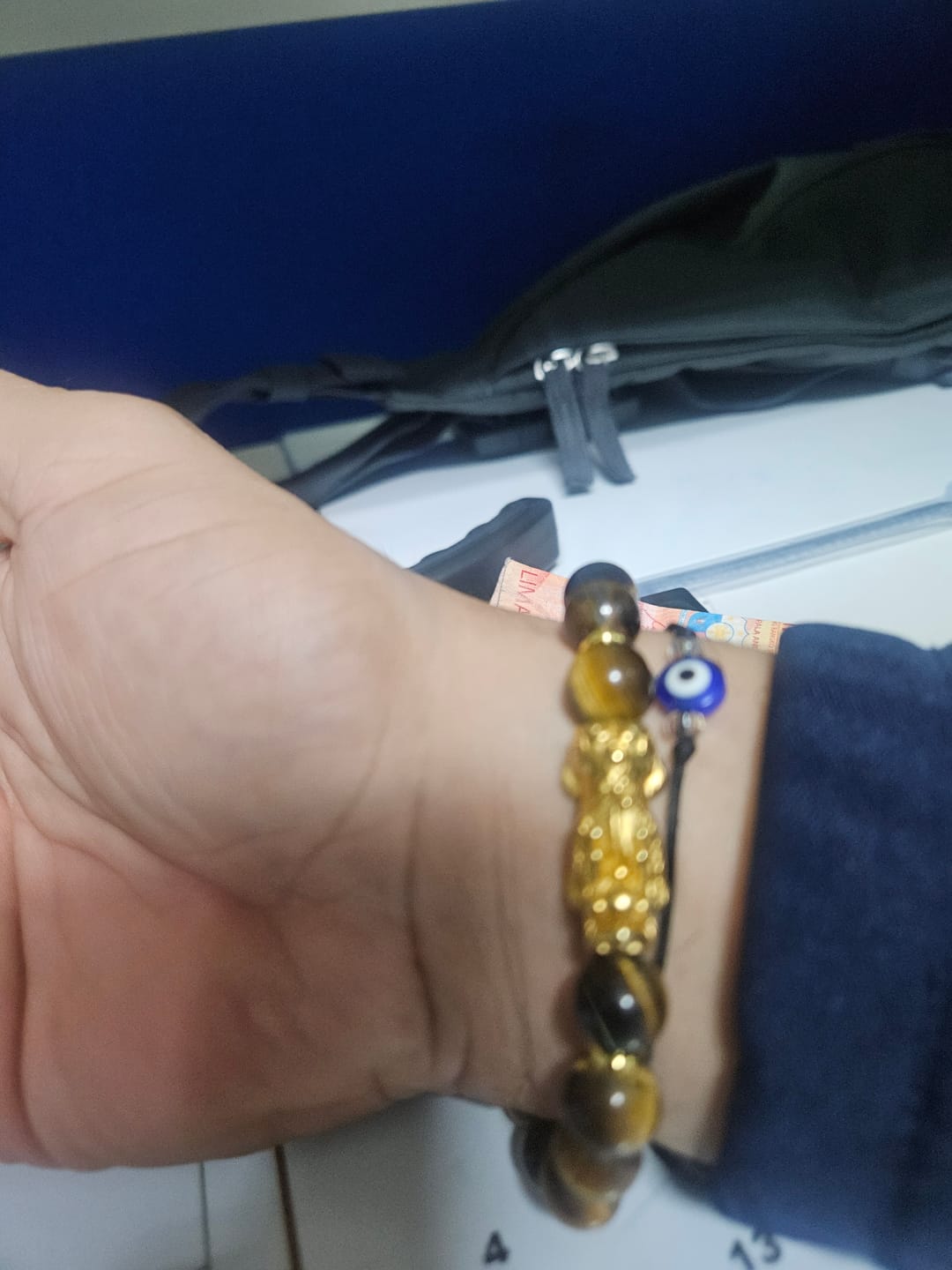 Customer photo review of Tigers Eye with 24K PiYao for Luck-Protection-Wealth
