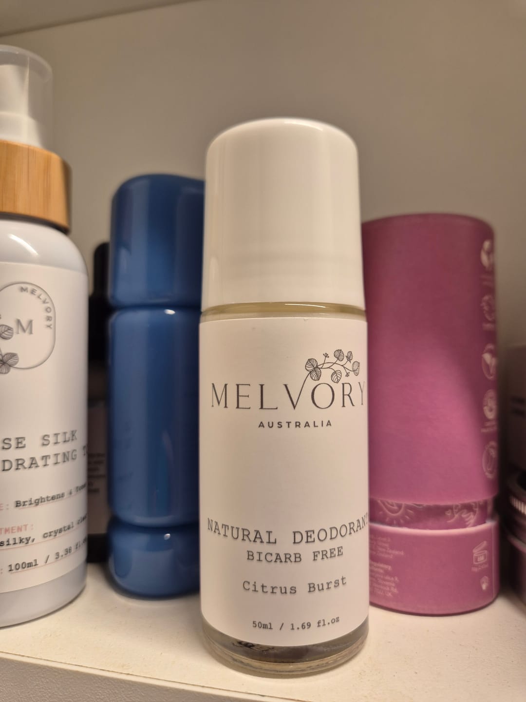Customer photo review of Natural Deodorant Bicarb Free Citrus Burst