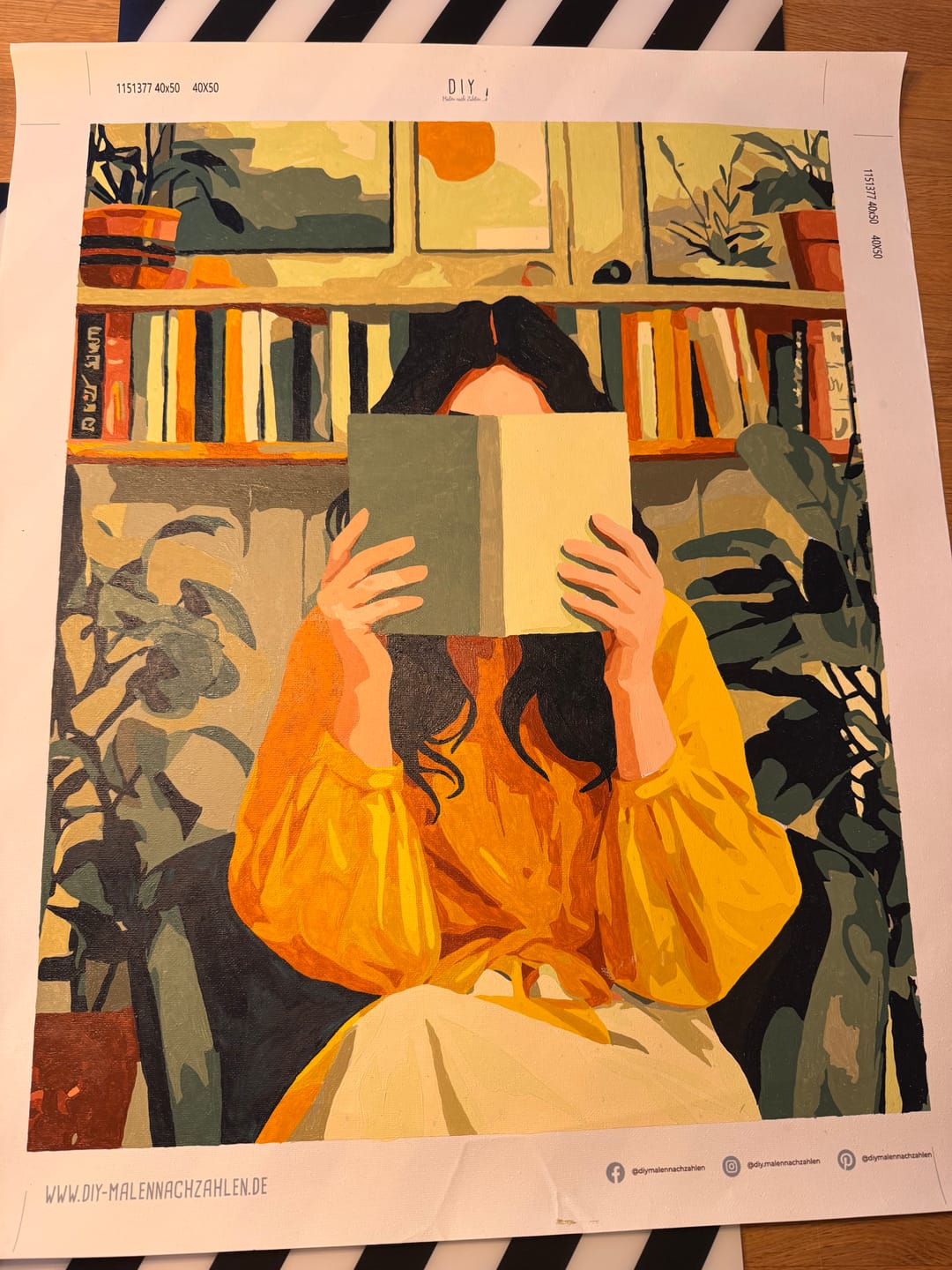 Customer photo review of Malen nach Zahlen - Versteckt zwischen den Seiten