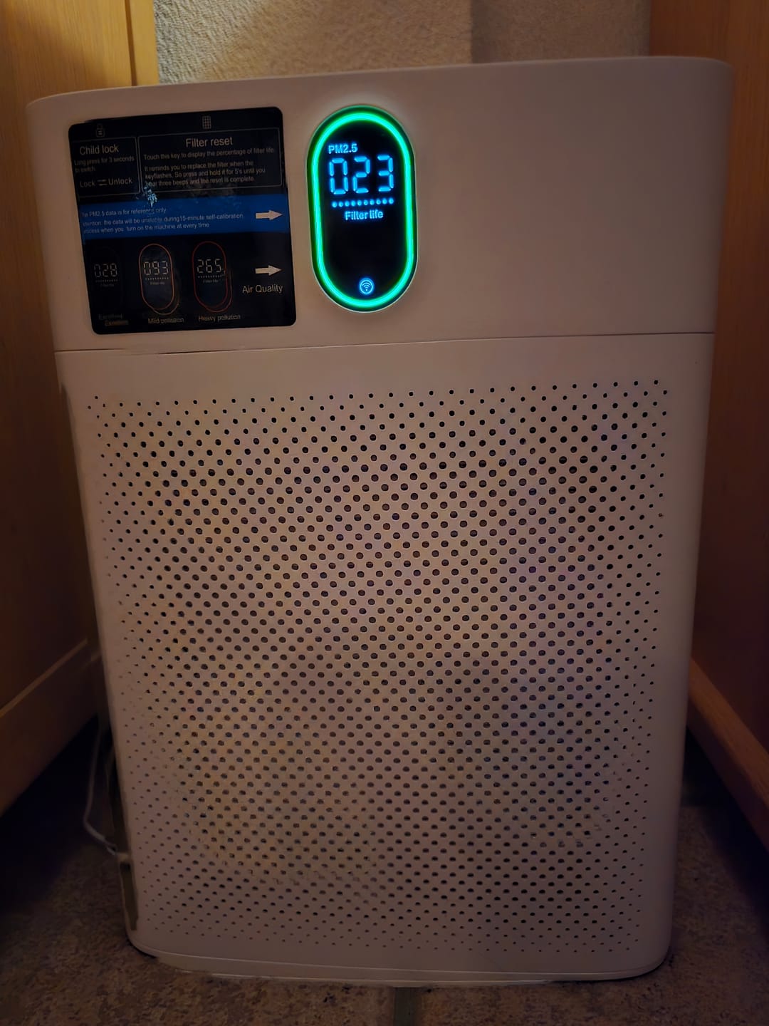 Customer photo review of Verpakking met 2 HEPA-filters voor Smart Luchtreiniger V1 Pro