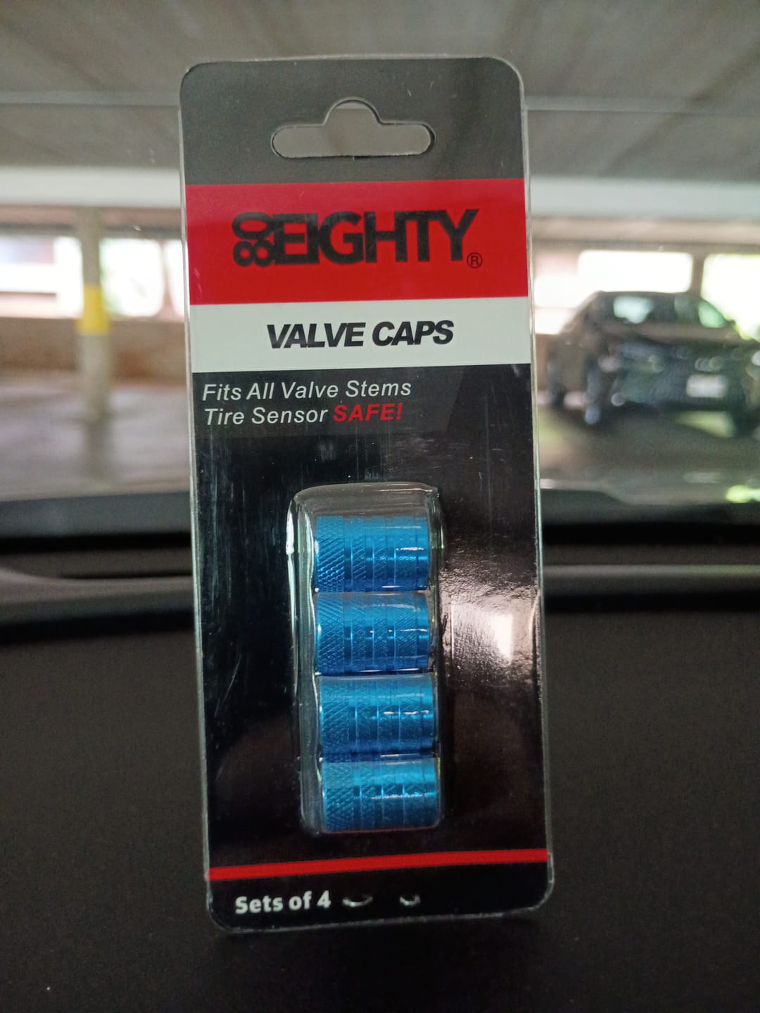 Customer photo review of 80Eighty® Teal Valve Stem Caps