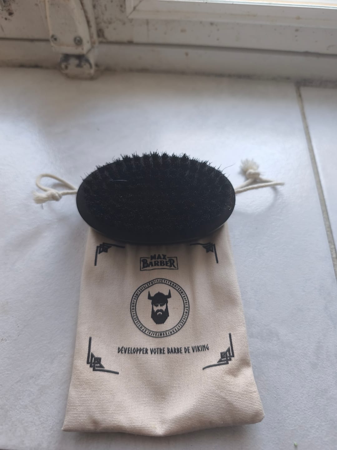 Customer photo review of Brosse à Barbe en Poil de Sanglier | Max-Barber